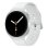 Samsung Galaxy Watch 8 Bluetooth GPS 44mm Silber Weißes Armband M IP68 Herzfrequenz