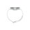 Samsung Galaxy Watch 8 Bluetooth GPS 44mm Silber Weißes Armband M IP68 Herzfrequenz