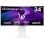 Monitor LG 34GX90SA-W 34" 3440x1440 240Hz OLED Curvo Gaming Bianco