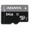 Carte mémoire MicroSDXC ADATA 64GB UHS-I Classe 10 30MB/s Noir