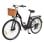 Bicicleta eléctrica DYU C6 350W 12,5Ah 26" Suspensión Almacenamiento Frenos Disco
