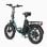 Bicicleta eléctrica DYU C9 250W 48V 15.6Ah Plegable Hidráulica 20" 100km Autonomía