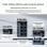 Bateria Modular OSCAL BP2400 Pro 2016Wh LiFePO4 até 10 módulos PowerMax 2400 Pro