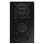Placa de gas Bolero Squad G 2400S 2 fuegos 5,2kW Nano Glass hierro fundido WOK seguridad
