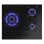 Bolero Squad G 3400S Nano Glass Plaque de gaz 3 Brûleurs 6,2kW avec WOK