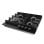 Placa de Gas 4 Fuegos Bolero Squad G 4400F Glass Black 8kW Parrillas Hierro Fundido WOK Triple Corona Encendido Electrón