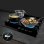 Placa de Gas 4 Fuegos Bolero Squad G 4400F Glass Black 8kW Parrillas Hierro Fundido WOK Triple Corona Encendido Electrón