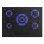 Bolero Squad G 5400S 10.4kW Nano Glass Parrillas Hierro Fundido 5 Fuegos Triple Corona WOK