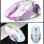 Ratón Gaming Inalámbrico RGB 2.4G Recargable 2400DPI Clic Silencioso Ergonomía