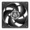 Ventilador ARCTIC P9 Max 92mm PWM 4300RPM Rodamiento FDB Negro Alto Flujo Aire