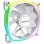 Ventilateur Montech RX140 PWM 14 cm Blanc avec LED RGB