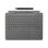 Teclado Microsoft Surface Pro Alcântara Platina QWERTY Espanhol com Touchpad e Lápis Integrado