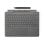 Teclado Microsoft Surface Pro Alcântara Platina QWERTY Espanhol com Touchpad e Lápis Integrado