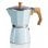 Máquina de café italiana Haeger MOKA Pot 6 Azul 6 xícaras