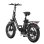 Bicicleta eléctrica plegable ENGWE L20 2.0, motor 1125W, batería 52V 13Ah, autonomía 120km, 20x4.0", 7 velocidades
