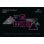 Iluminación de pared LED PREYON Purple Eye Bait WASD, púrpura, USB, 420x16x285mm, acrílico