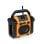 Radio de chantier FM avec Bluetooth, 30W, écran LED, IPX54, portable, 230V/6 piles LR14