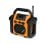 Radio de chantier FM avec Bluetooth, 30W, écran LED, IPX54, portable, 230V/6 piles LR14