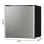 Mini Frigorífico Cecotec GrandCooler 20000 SilentCompress 46L, Porta Reversível, Branco, Classe E