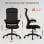 Silla ergonómica SENSE7 REVO con respaldo de malla, reposabrazos abatibles y base robusta