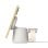 Cargador inalámbrico Belkin MagSafe 15W 2 en 1 Belkin Pro, carga rápida, USB, color arena, compatible auriculares y smar