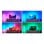Kit de Iluminação Ambiente WiZ 00231872 para TVs de 55" a 65", 220-240V, 610g