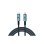 Cable USB Tipo C a Tipo C 2m 240W PD, transferencia 40Gbps, carga rápida, Emark GEN3, diseño plano aluminio