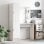 Bureau Julia - Design Moderne avec Rangement Optimal - 154,5 x 78,5 x 37 cm