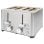 Tostapane ProfiCook PC-TA 1252 Acciaio Inox 4 Fessure Extra Larghe 1500W