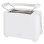 Kompakter 2-Scheiben Toaster Weiß 750 W Einstellbarer Bräunungsgrad Schnellauftauen