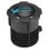 Adaptador de Grifo Gardena 8262-20, Maxi-Flow, 3/4", Macho, Negro, Filtro Extraíble