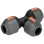 Gardena 2771-20 T-Stück 25 mm Schwarz/Grau, 3 Ausgänge, Schnellanschluss