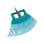 Gardena Gartengabel Turquoise Stahl 770 mm 16 Zähne Haltbar Stabil