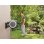 Portamangueras automático de pared 35m Gardena RollUp XL, giro 180°, AquaStop, gris/negro