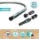 Conjunto de Mangueira Sustentável Ecoline 20 m 13 mm com Acessórios Reciclados