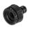 Conjunto accesorios riego Gardena EcoLine 4 piezas, 90% reciclado, acople rápido, 3/4" Negro
