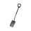 Gardena ErgoLine Teleskopspaten D-Form Griff Edelstahl 126 cm Schwarz