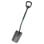 Gardena ErgoLine Teleskopspaten D-Form Griff Edelstahl 126 cm Schwarz