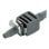 Connector Micro-Drip 4,6 mm Grigio in Plastica con Tecnologia Quick & Easy 10 Pezzi