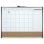 Lavagna Calendario Magnetica Rexel 585x430 mm con Cornice Curva Argento-Nero