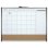 Lavagna Calendario Magnetica Rexel 585x430 mm con Cornice Curva Argento-Nero