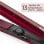 Plancha De Pelo Babyliss Inspired St212pe 45w 13 Temperaturas Rojo