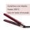 Plancha De Pelo Babyliss Inspired St212pe 45w 13 Temperaturas Rojo