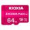 MicroSDXC 64GB UHS-I Clase 10 U3 V30 A1 100 MB/s 65 MB/s Resistente Rosa con Adaptador SD