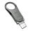 Silicon Power Mobile C80 128GB USB Type-A/Type-C 3.2 Gen1 Giratorio Titanio Resistente