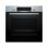 Forno elétrico Bosch HRG572ES3 71L preto com pirólise, autolimpeza hidráulica e comando rotativo