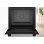 Forno elétrico Bosch HRG572ES3 71L preto com pirólise, autolimpeza hidráulica e comando rotativo