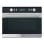 Horno microondas combinado Hotpoint MS767IX 34L Inox integrado con cocción a vapor y grill