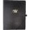 Carpeta clasificador Saro folio 12 departamentos cartón negro compacta y resistente