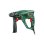Martillo perforador eléctrico 720W, 2,6J, 1450RPM, sin llave, 4000 ppm, 3kg, negro/verde